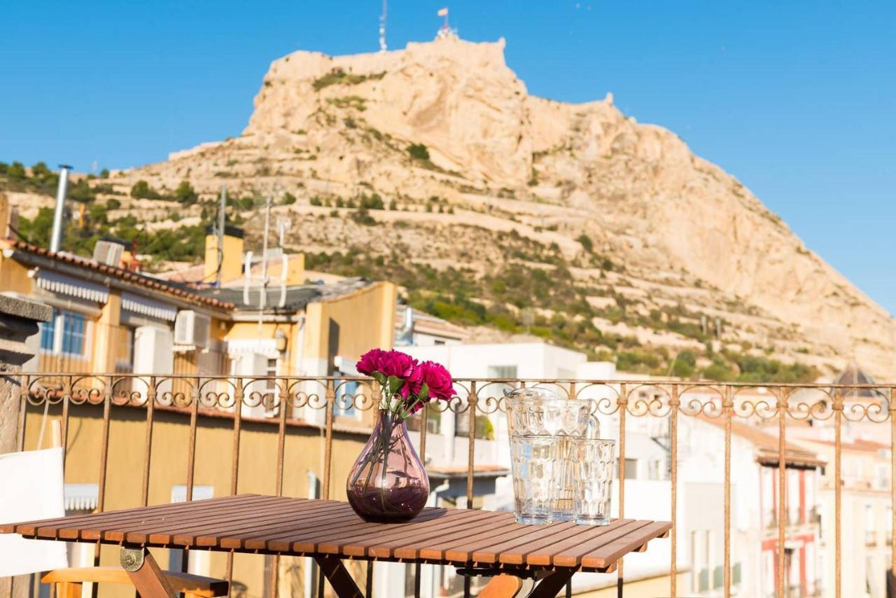 Alc - Stylish Studio With Fantastic Terrace, Old Town Alicante Extérieur photo